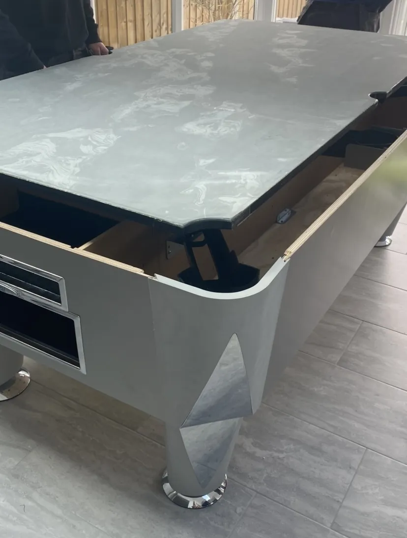 sam pool table home installation