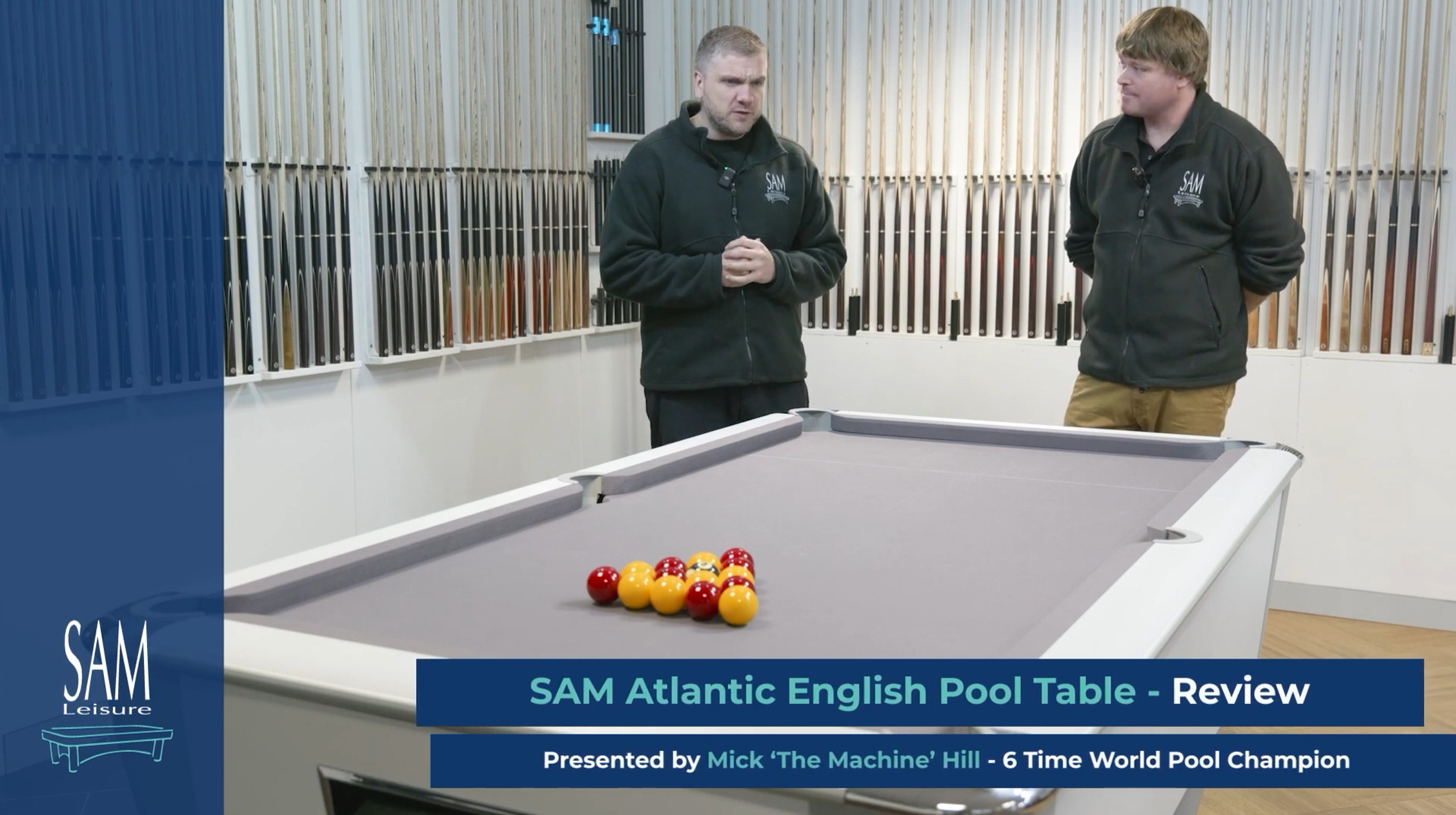 Mick Hill review screenshot of sam atlantic champion pool table