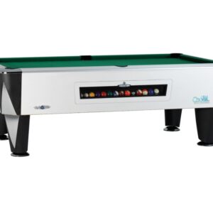 SAM MAGNO Coin Operated Pool Table White