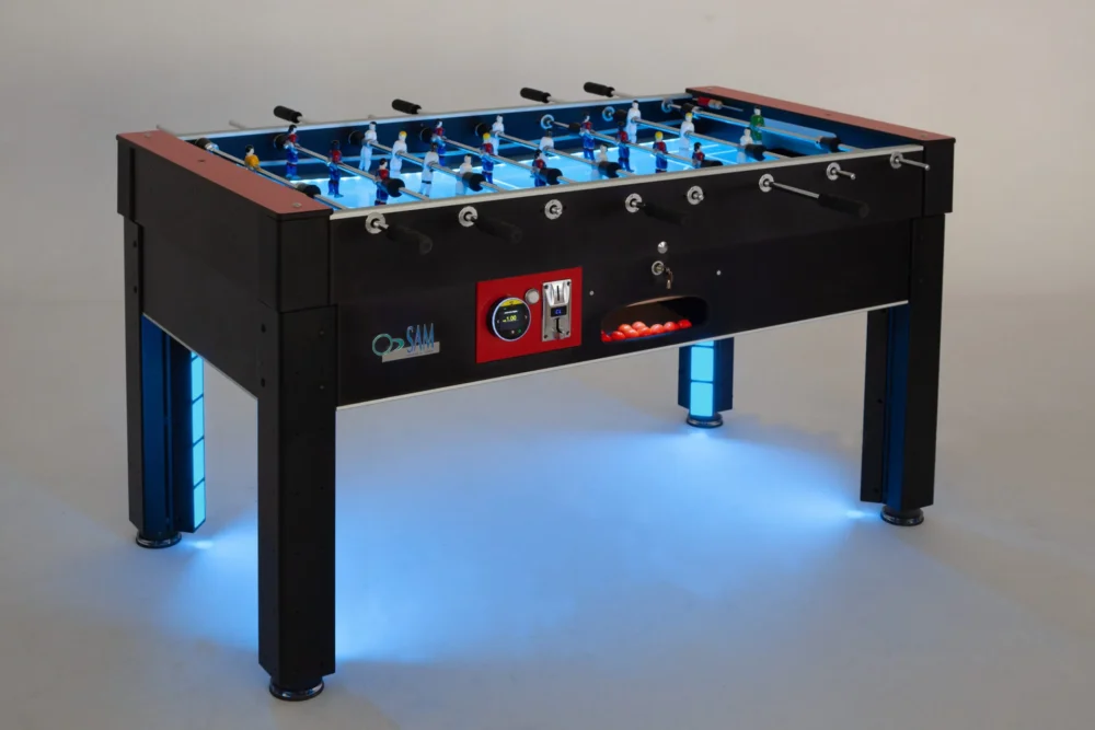 SAM Tecno Flame Illuminated Foosball Table Football Table - Image 5