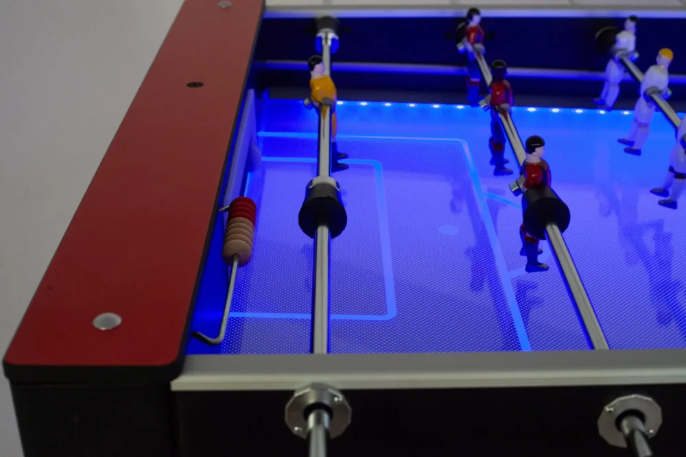 SAM Tecno Flame Illuminated Foosball Table Football Table - Image 6