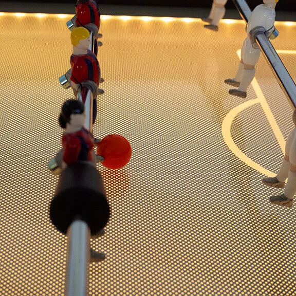 SAM Tecno Flame Illuminated Foosball Table Football Table - Image 7