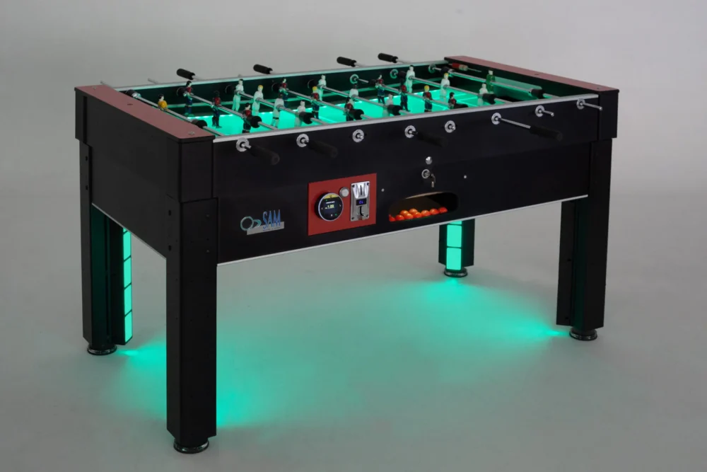 SAM Tecno Flame Illuminated Foosball Table Football Table - Image 9
