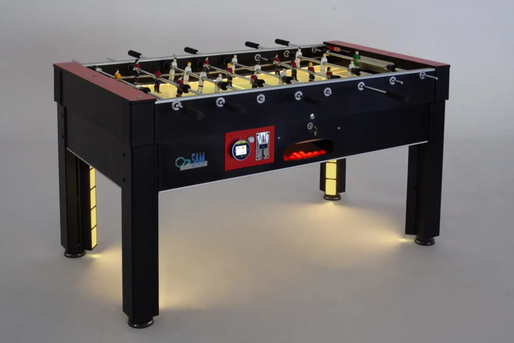SAM Tecno Flame Illuminated Foosball Table Football Table - Image 12