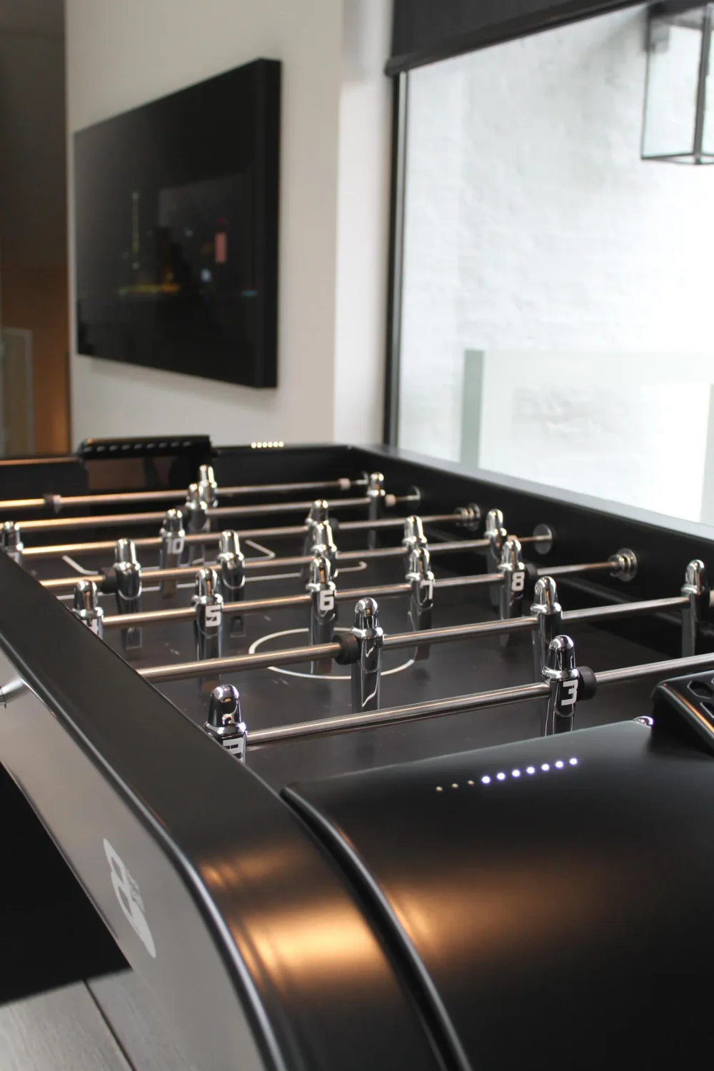 Toulet Luxury Blackball Foosball Table Football Table - Image 9