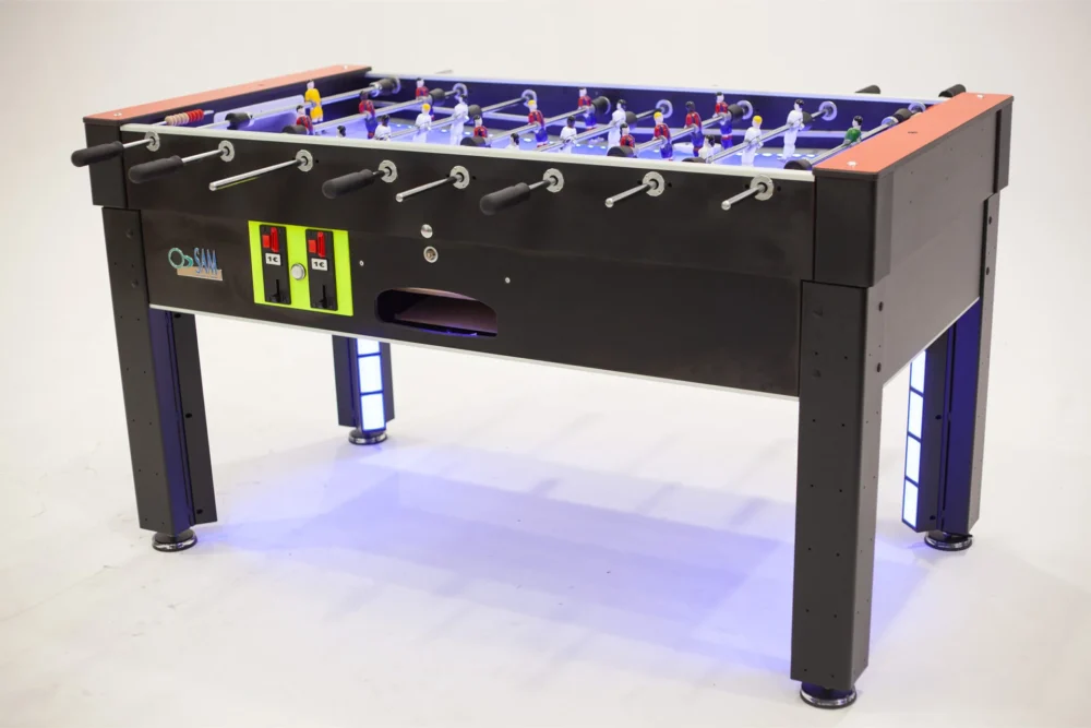 SAM Tecno Flame Illuminated Foosball Table Football Table - Image 13