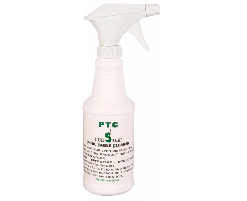 PTC Professional Table Cloth Cleaner spray for pool table felt cleaning